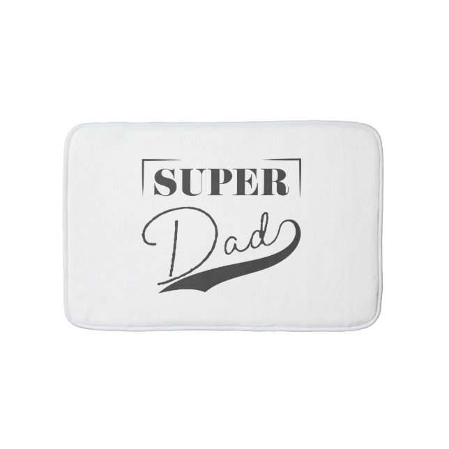 Alfombrilla De Baño Super Papá (Anverso)