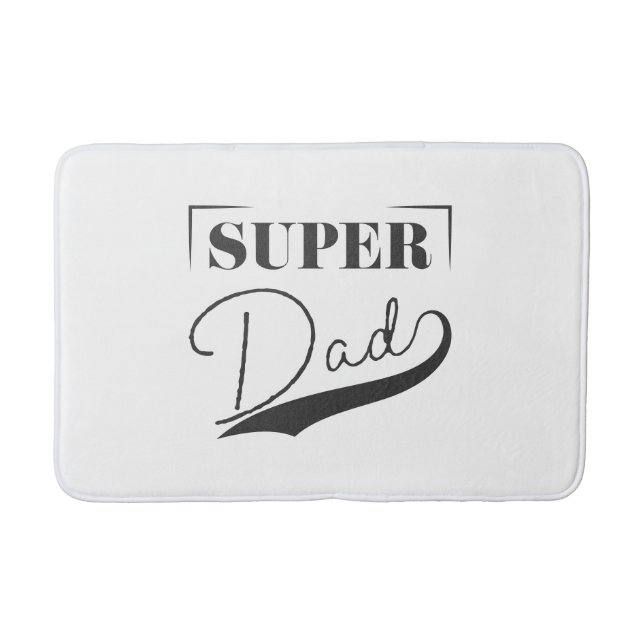 Alfombrilla De Baño Super Papá (Anverso)
