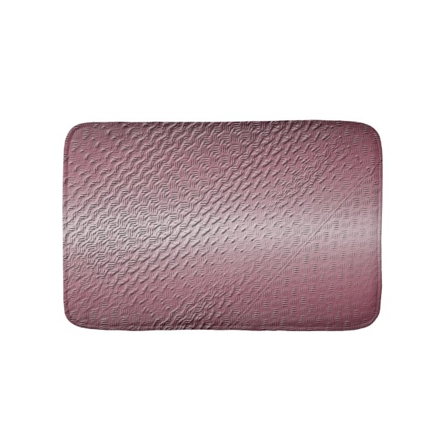 Alfombrilla De Baño superficie cepillada metálica abstracta (Anverso)