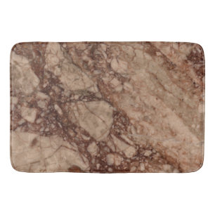 Alfombrilla De Baño Superficie de mármol marrón