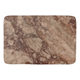 Alfombrilla De Baño Superficie de mármol marrón