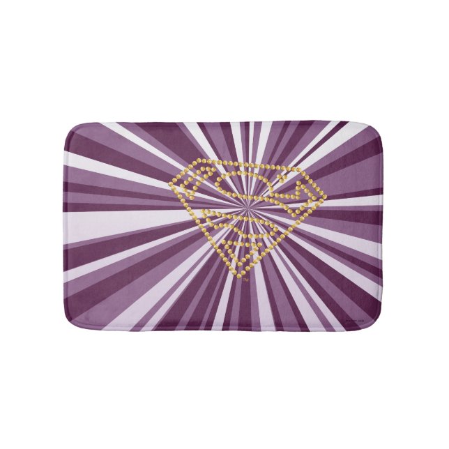 Alfombrilla De Baño Supergirl Studded S-Shield (Anverso)