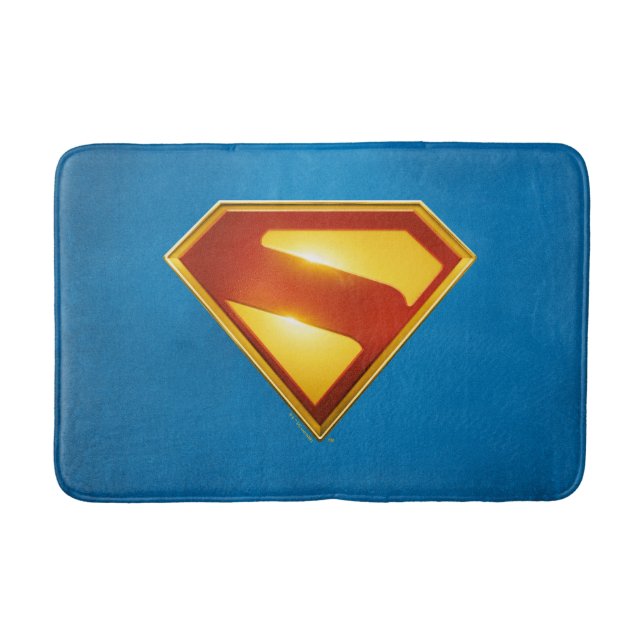 Alfombrilla De Baño Superman Golden S Shield Brilliance (Anverso)