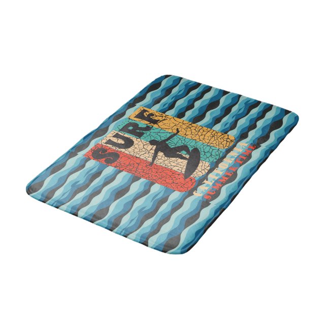 Alfombrilla De Baño Surf California Bath Mat (Angular)