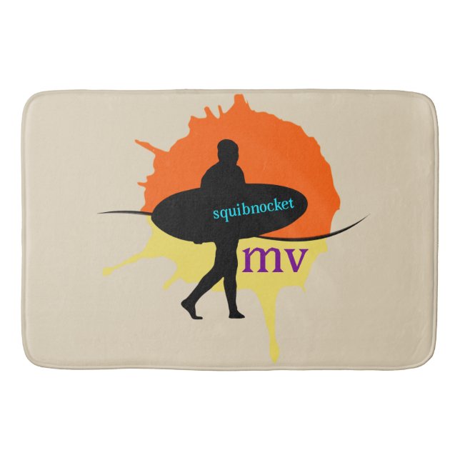 Alfombrilla De Baño Surf Squibnocket Bath Mat (Anverso)