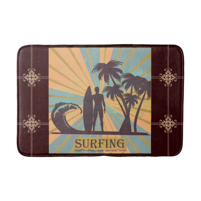 Alfombrilla De Baño Surfer Dude Bath Mat (Anverso)
