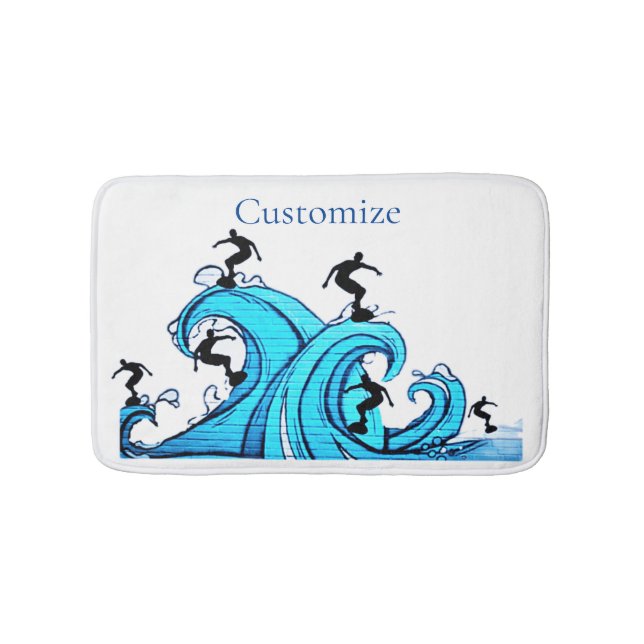 Alfombrilla De Baño Surfers Everywhere Thunder_Cove (Anverso)