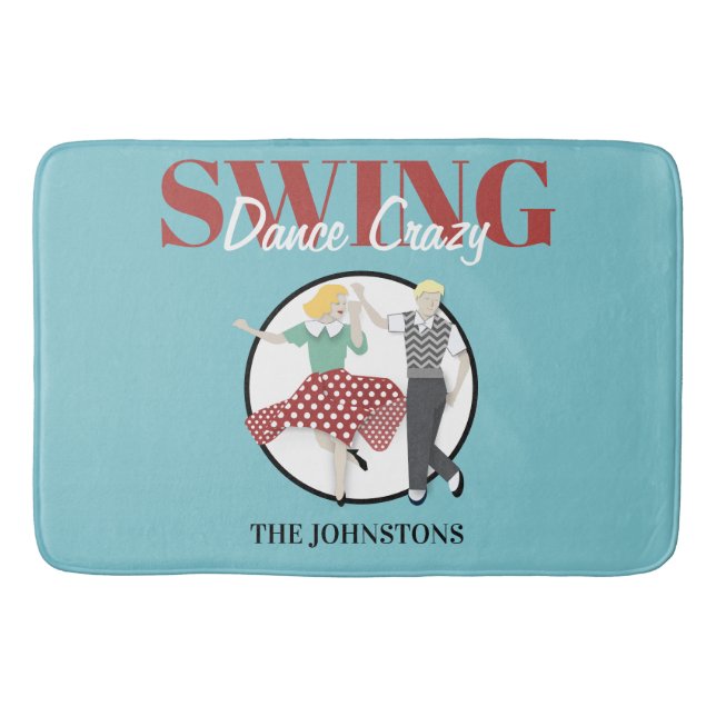 Alfombrilla De Baño Swing Dance (Anverso)