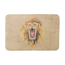 Alfombrilla De Baño Swirly Lion