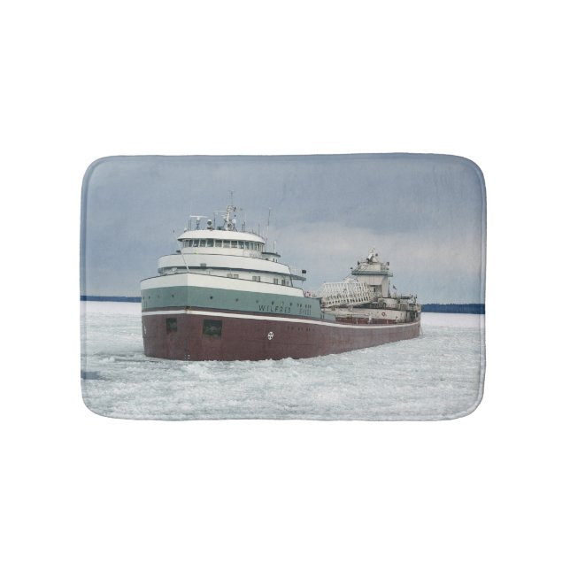 Alfombrilla De Baño Sykes salvajes en bañador de hielo (Anverso)