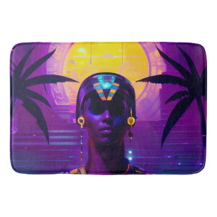 Alfombrilla De Baño Synthwave Pharaoh