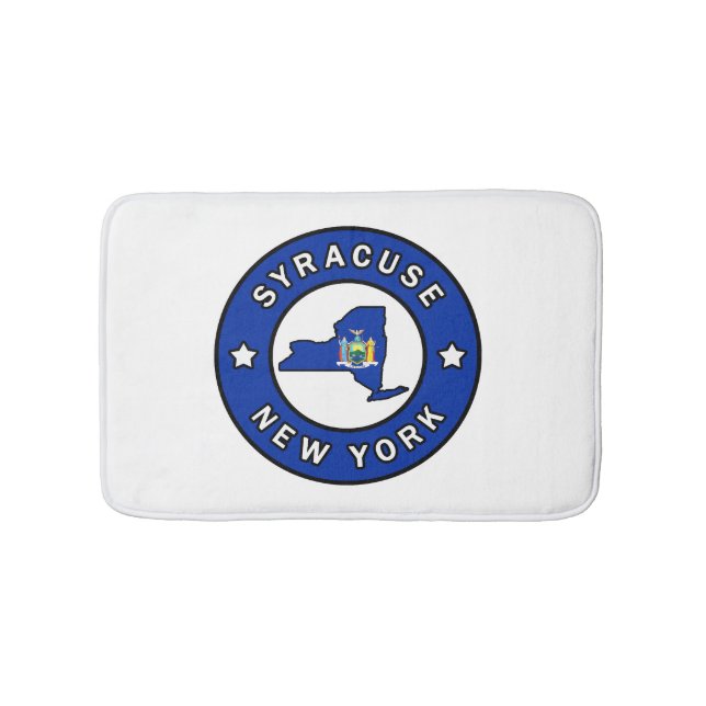 Alfombrilla De Baño Syracuse New York (Anverso)
