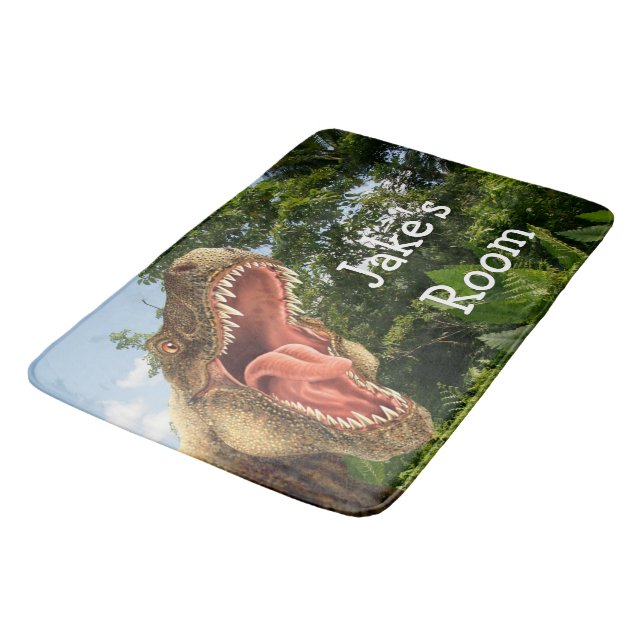Alfombrilla De Baño T-Rex Dinosaur's Bedroom Rug o Mat (Angular)