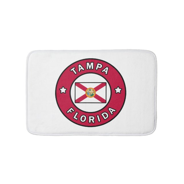 Alfombrilla De Baño Tampa Florida (Anverso)