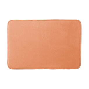 Alfombrilla De Baño Tangerina atómica (color sólido)
