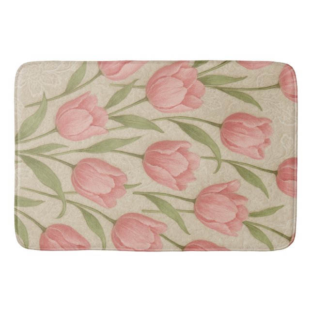 Alfombrilla De Baño TAPETE lírios e renda design  (Anverso)
