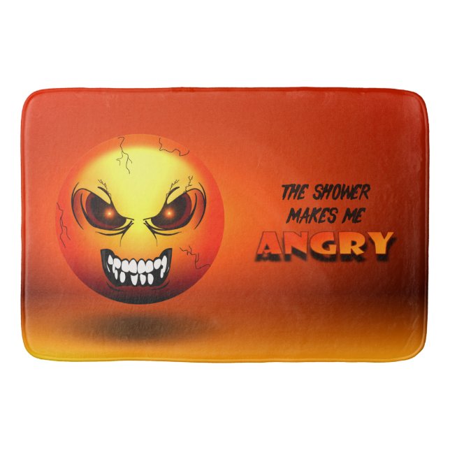 Alfombrilla De Baño Tapis De Bain Angermoji (Anverso)