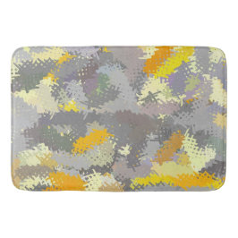 Alfombrilla De Baño Tapiz amarillo y gris