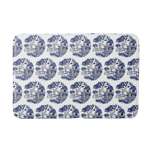 Alfombrilla De Baño Tapón de cocina de diseño azul o (Anverso)