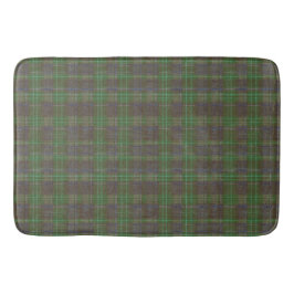 Alfombrilla De Baño Tartan Verde Bosque Cabaña