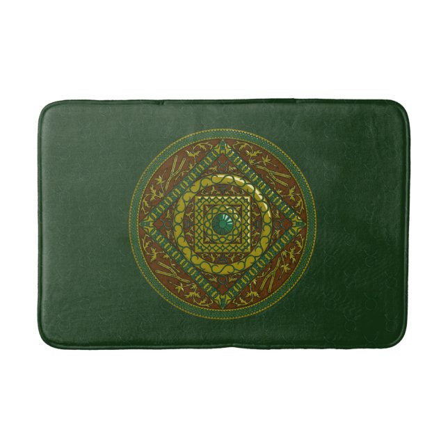 Alfombrilla De Baño Taurus Mandala Bath Mat (Anverso)