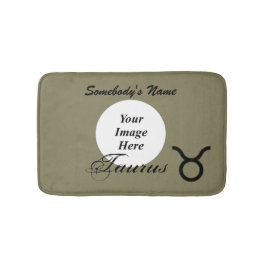 Alfombrilla De Baño Taurus Zodiac Symbol Standard por Kenneth Yoncich