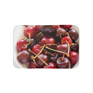 Alfombrilla De Baño tazón de cerezas