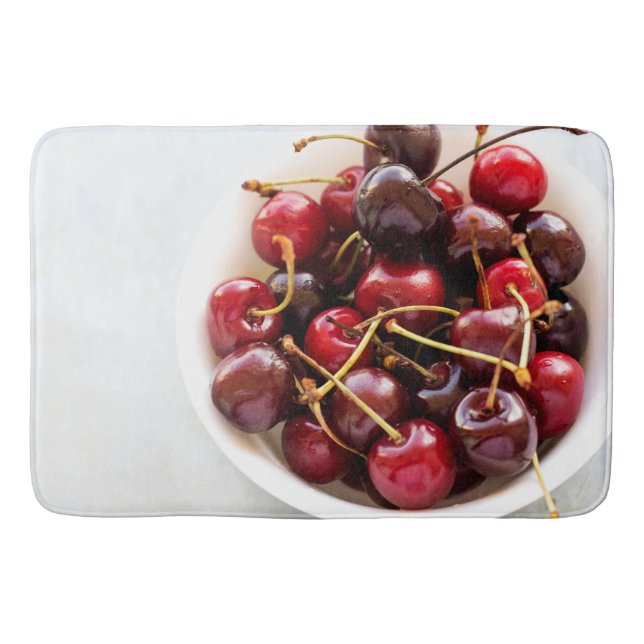 Alfombrilla De Baño tazón de cerezas (Anverso)