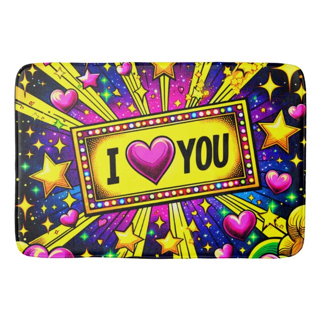 Alfombrilla De Baño Te Amo (Anverso)