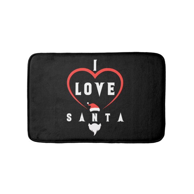 Alfombrilla De Baño Te Amo Santa Navidades (Anverso)
