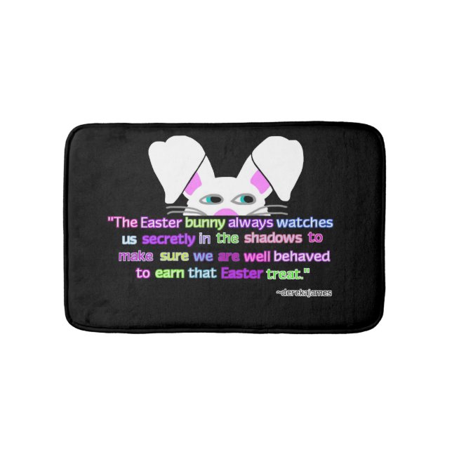 Alfombrilla De Baño Te Veo, Conejo De Pascua, Pequeño Mat De Baño (Anverso)