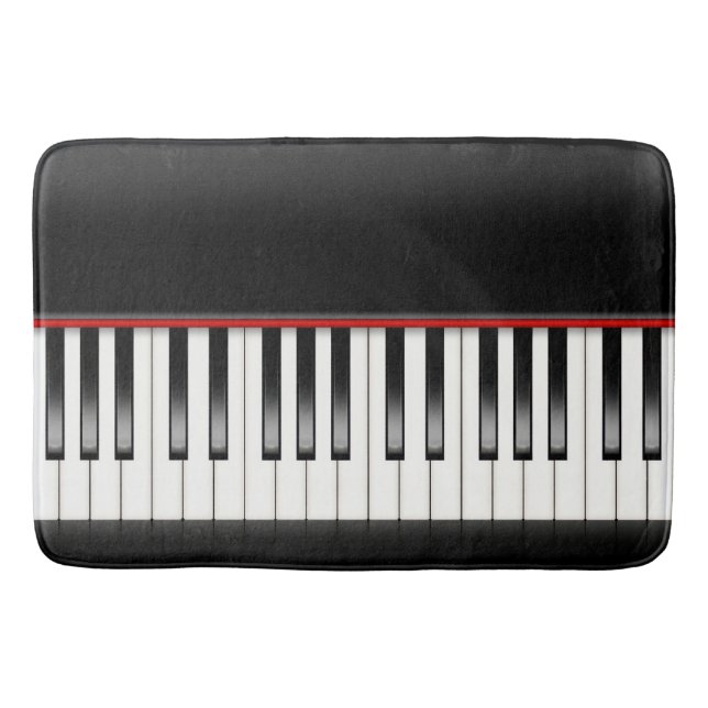 Alfombrilla De Baño Teclado de piano (Anverso)
