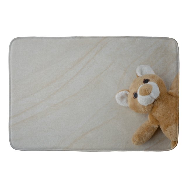Alfombrilla De Baño Teddy Bear Marble Bath Mat (Anverso)