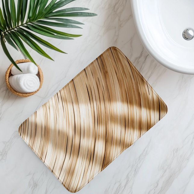 Alfombrilla De Baño Tejido de Bambú Imitación (Subido por el creador)