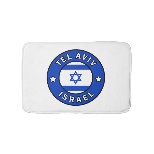 Alfombrilla De Baño Tel Aviv Israel (Anverso)