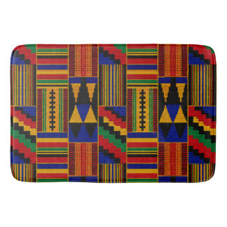 Alfombrilla De Baño Tela Kente de estilo africano