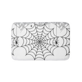 Alfombrilla De Baño Telaraña espeluznante de Halloween