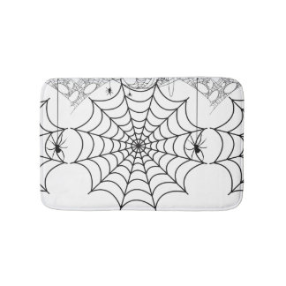 Alfombrilla De Baño Telaraña espeluznante de Halloween