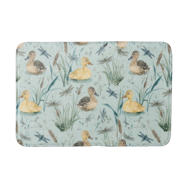 Alfombrilla De Baño Tema de patito  (Anverso)