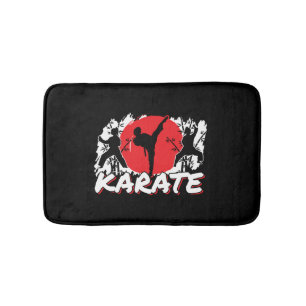 Alfombrilla De Baño Tema japonés de Karate