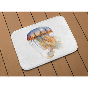 Alfombrilla De Baño Tentáculos de la puesta del sol: Arte acuático cos