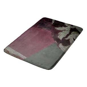 Alfombrilla De Baño Terciopelo de Cranberry
