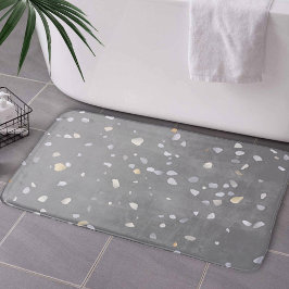 Alfombrilla De Baño Terrazzo gris moderno