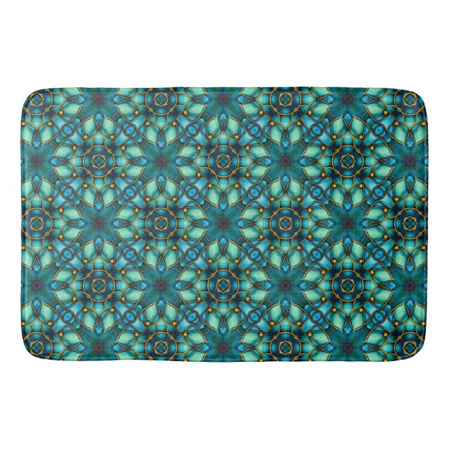 Alfombrilla De Baño Tesoros de Turquesa (Anverso)