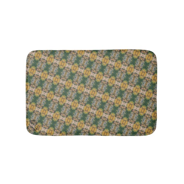 Alfombrilla De Baño Textura #3 de obra La roca (Anverso)