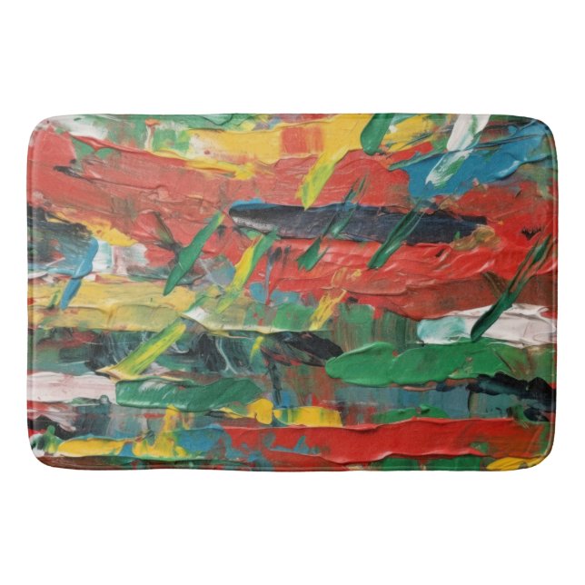 Alfombrilla De Baño Textura Acrílica Vivid (Anverso)