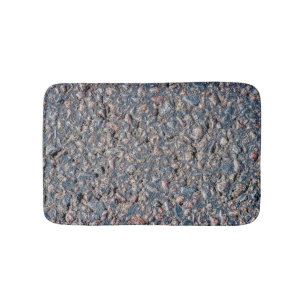 Alfombrilla De Baño Textura de asfalto y guijarros