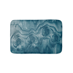 Alfombrilla De Baño Textura de nudo de grano de madera pintada genial