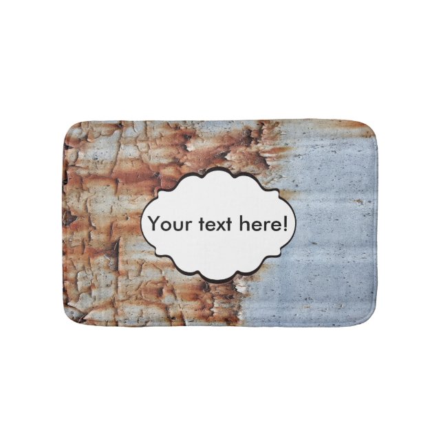 Alfombrilla De Baño Textura de pintura de pelado (Anverso)