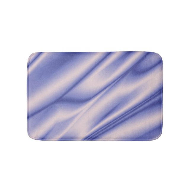 Alfombrilla De Baño Textura de seda violeta (Anverso)